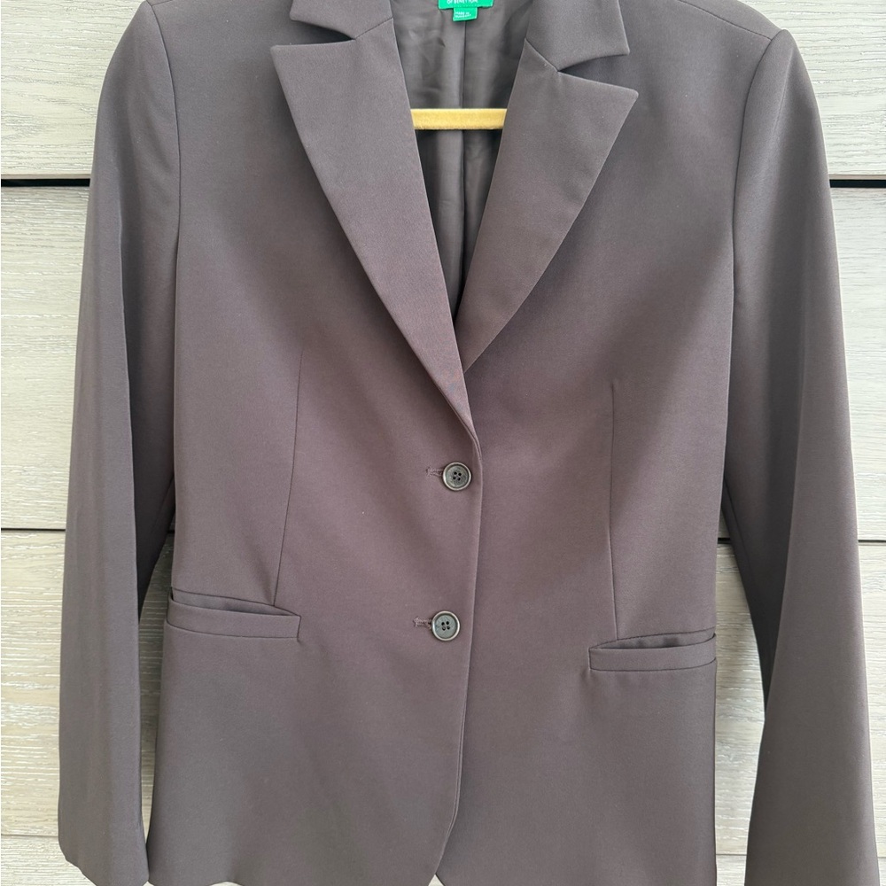 United Colors Of Benetton Dark Brown Women's Blazer